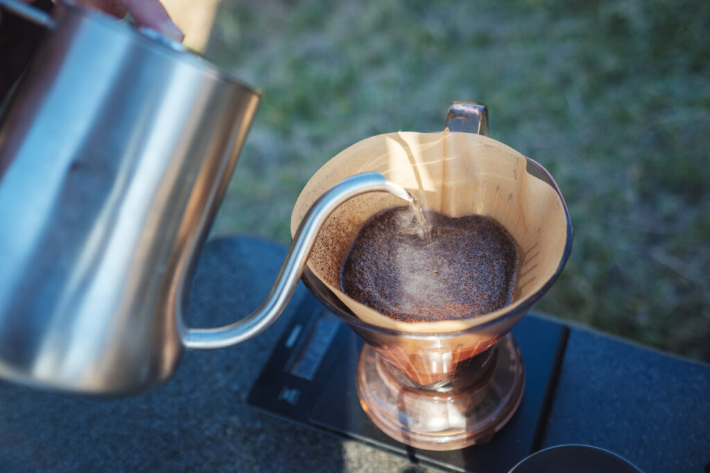 「火山とコーヒーのおいしい関係」　３つの水源を飲み比べてみた